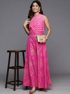 Ahalyaa Women's Traditional Wear Co-ods - Pink | Grocsy