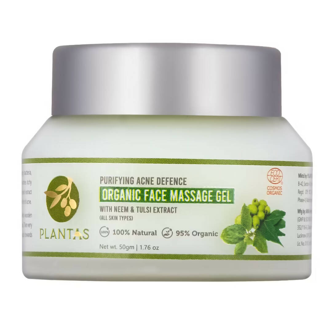 Plantas Purifying Acne Defence Organic Face Massage Gel | Grocsy