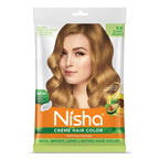 Nisha Creme Hair Color for Women - Honey Blonde | Grocsy