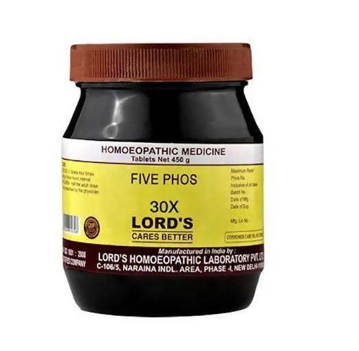 Lord's Homeopathy Five Phos Biocombination Tablets | Grocsy