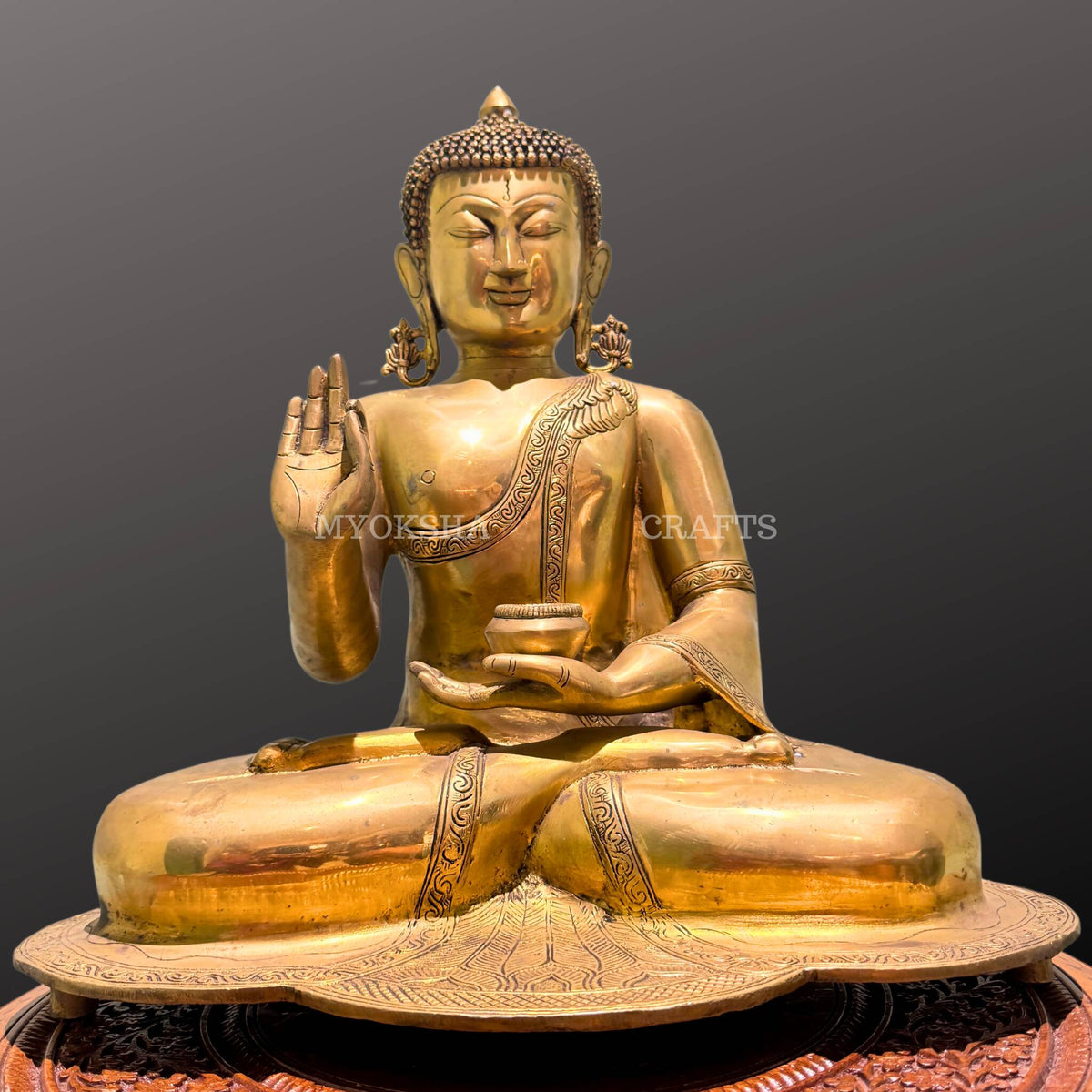 Brass Buddha Statue | Grocsy