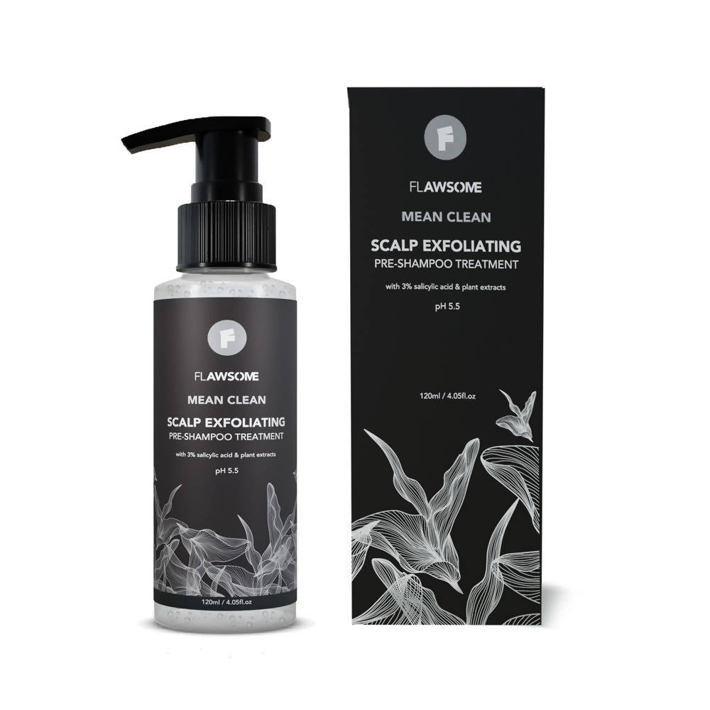 Flawsome Mean Clean Scalp Exfoliating Pre Shampoo Treatment | Grocsy