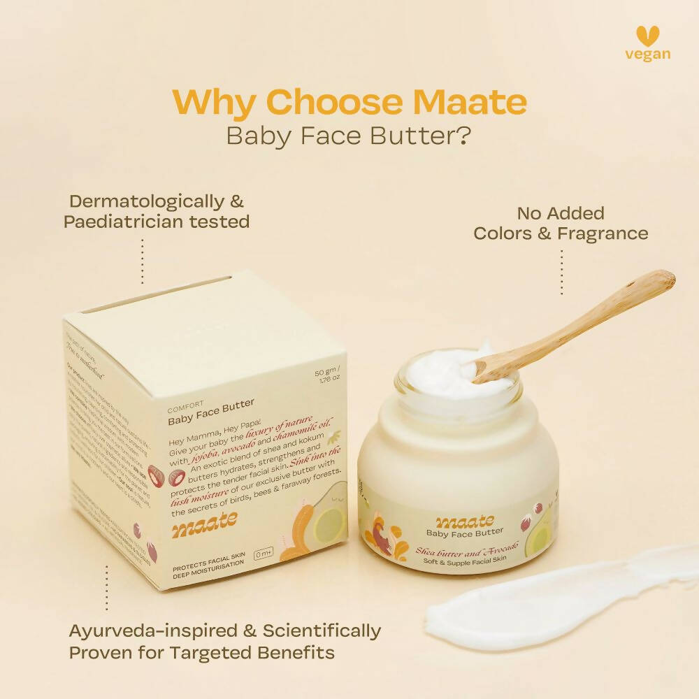 Maate Baby Face Butter Enriched with Shea Butter & Avocado | Grocsy