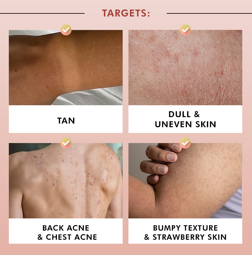 mCaffeine Brighten, De-Tan & Acne-Free Body Wash | Grocsy