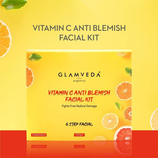 Glamveda Vitamin C Anti Blemish Facial Kit | Grocsy