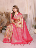 Anaita Banarasi Tissue Silk Saree | Grocsy