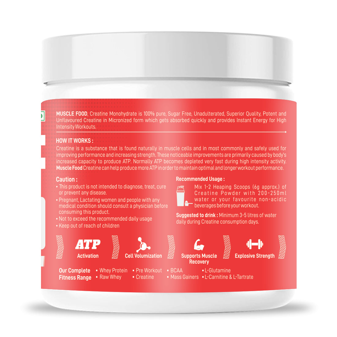Dr Morpen Creatine Monohydrate Powder | Grocsy