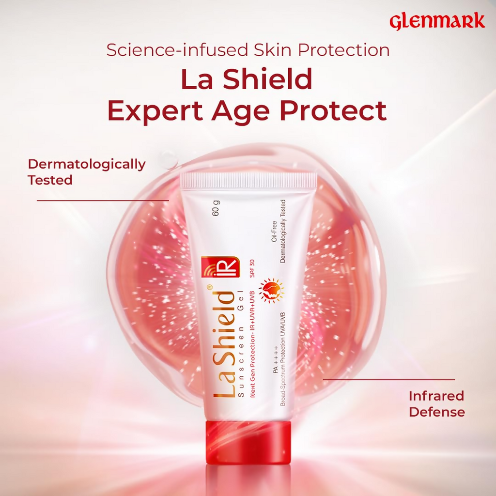 La Shield IR SPF 30 PA +++ Mineral Sunscreen Gel | Grocsy