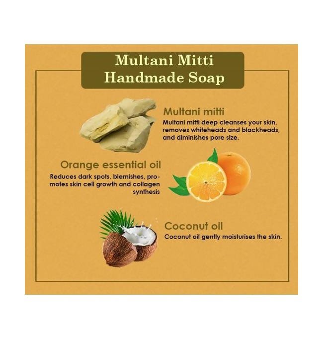 Ancient Living Multani Mitti Handmade Soap | Grocsy