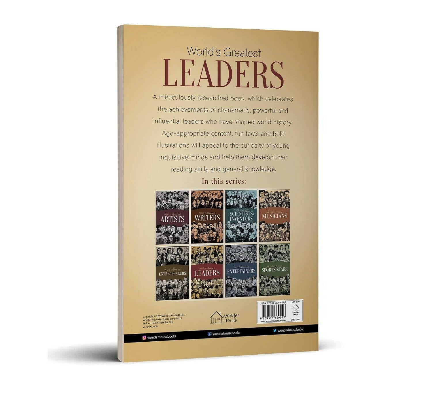 World's Greatest Leaders: Biographies of Inspirational Personalities For Kids by Wonder House Books | Grocsy
