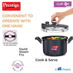 Prestige Svachh Clip-on Hard Anodised Pressure cooker | Grocsy