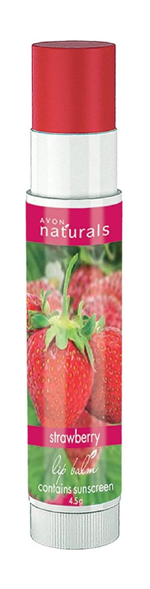 Avon Naturals Strawberry Lip Balm | Grocsy