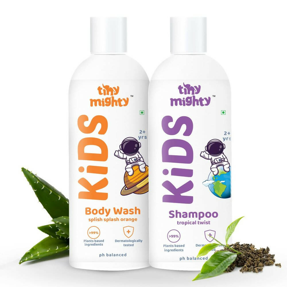 Tiny Mighty Kids Body Wash & Shampoo Combo | Grocsy