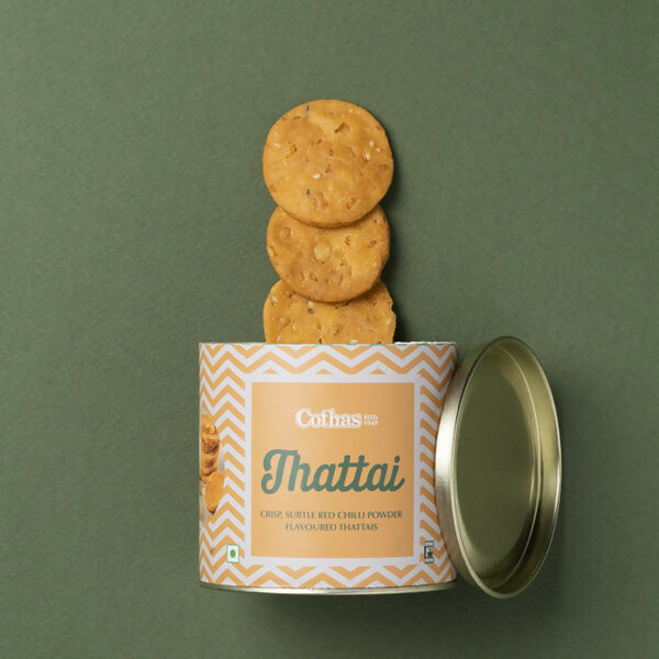 Cothas Thattai | Crispy Rice Flour Snack with Black Gram | Grocsy