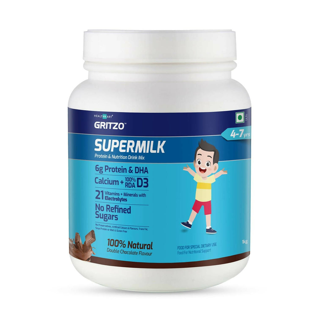 Gritzo SuperMilk Overall Growth (2-6y) for Boy/Girl | Grocsy