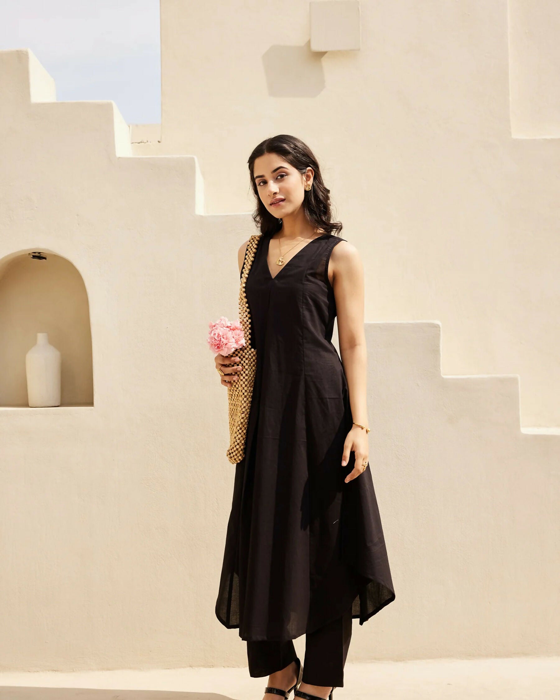 Aayaa Designer Pure Cotton 2 Piece Set Kurti & Set | Grocsy