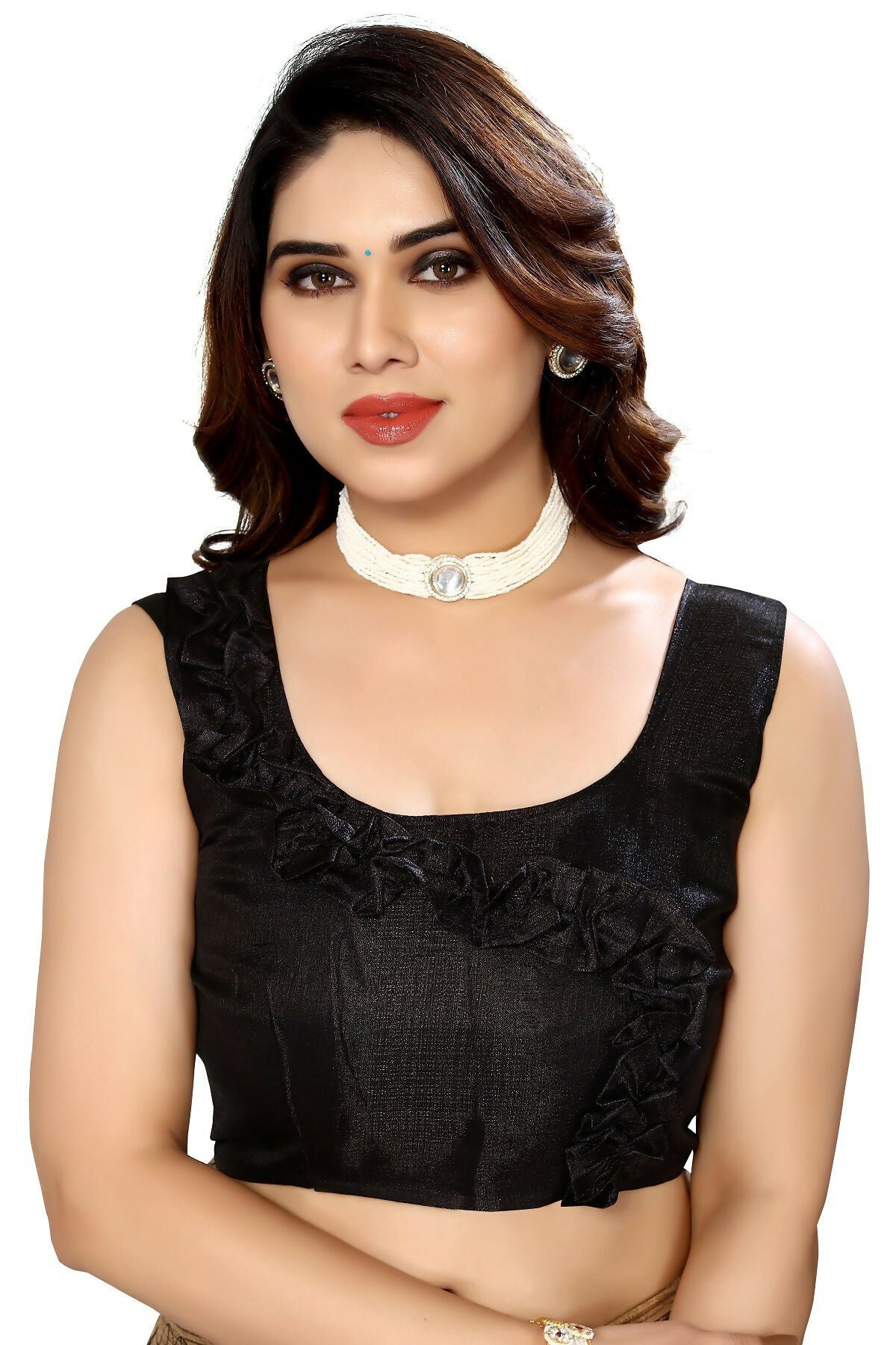 Vamika black Printed Art Silk Saree | Grocsy