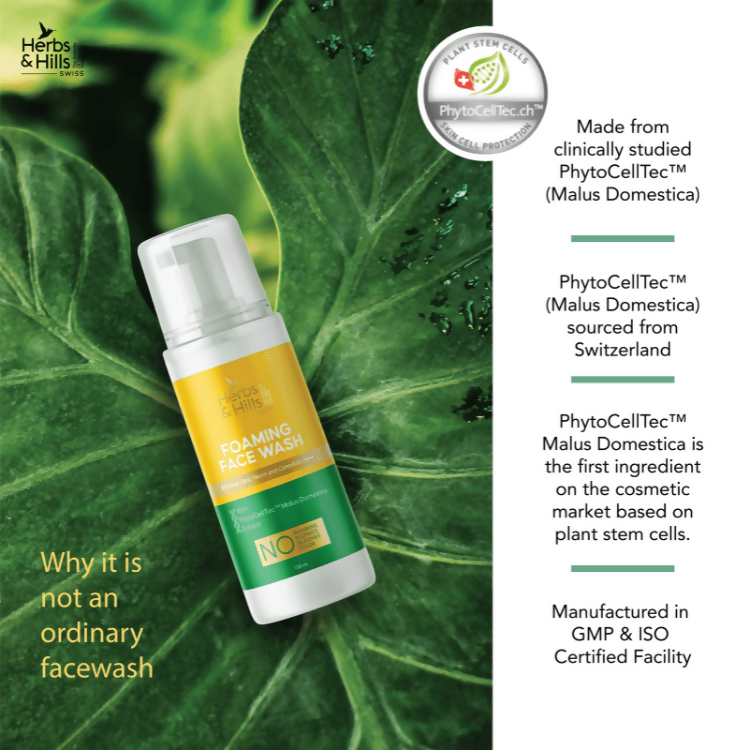 Herbs & Hills Foaming Face Wash (Swiss Range) | Grocsy