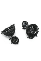 Mominos Fashion Johar Kamal Latest Design Black Color Jhumkas