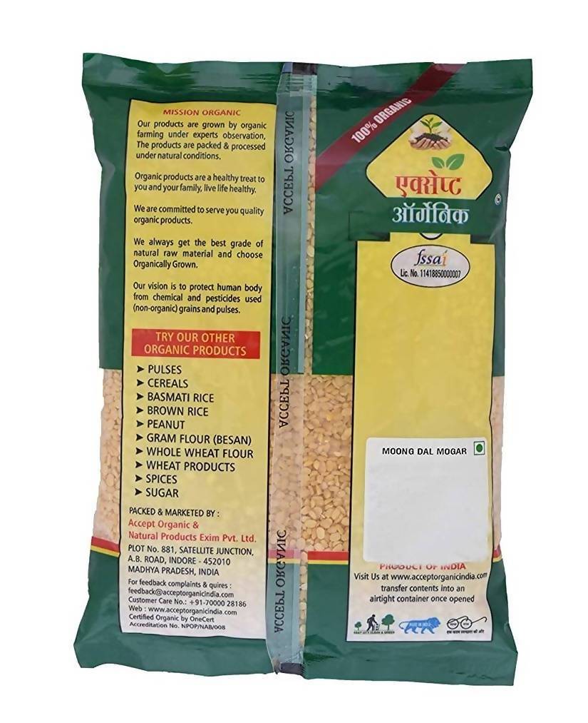 Accept Organic Moong Dal Mogar | Grocsy