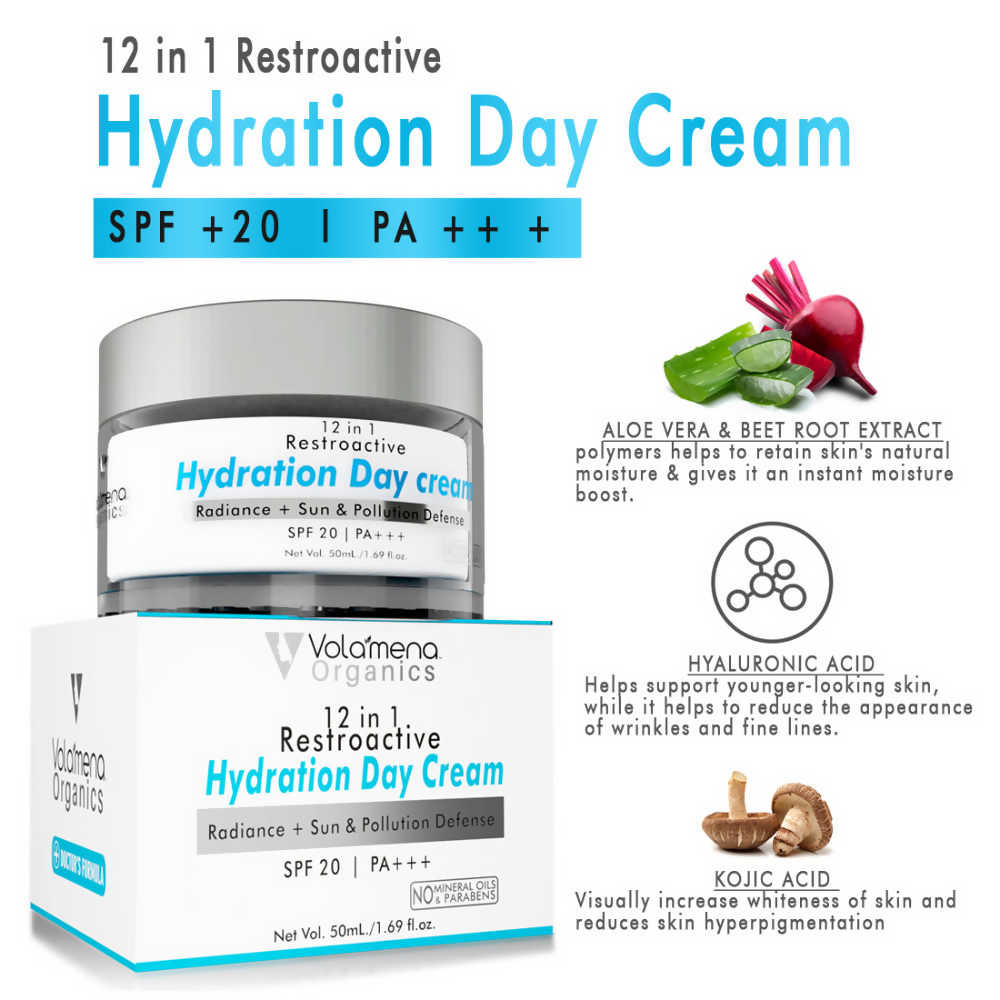 Volamena 12 In 1 Restroactive Hydration Day Cream | Grocsy