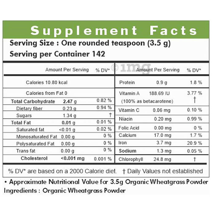 Naturz Ayurveda Wheatgrass Powder | Grocsy