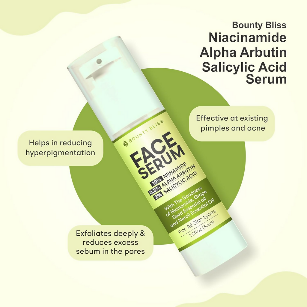 Bounty Bliss Niacinamide Alpha Arbutin Salicylic Acid Serum | Grocsy