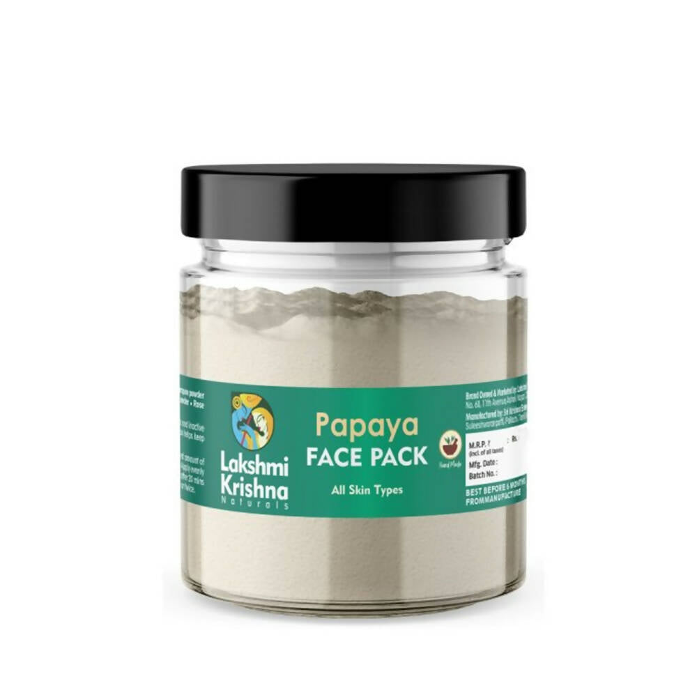 Lakshmi Krishna Naturals Papaya Face Pack | Grocsy