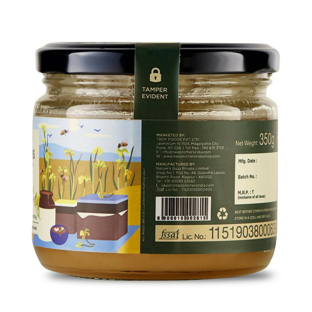 Two Brothers Organic Farms Taramira Honey, Raw Mono-Floral | Grocsy