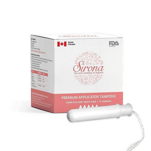 Sirona Super Plus Heavy Flow Applicator Tampons | Grocsy