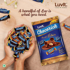 LuvIt. Chocorich Assorted Eclairs Chocolate Birthday Pack - Hazelnut, Dark Choco & Classic | Grocsy