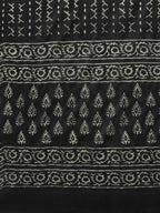 Yufta Women Black Ethnic Motifs Regular Mirror Work Pure Cotton Kurta with Trouser & With Dupatta | Grocsy