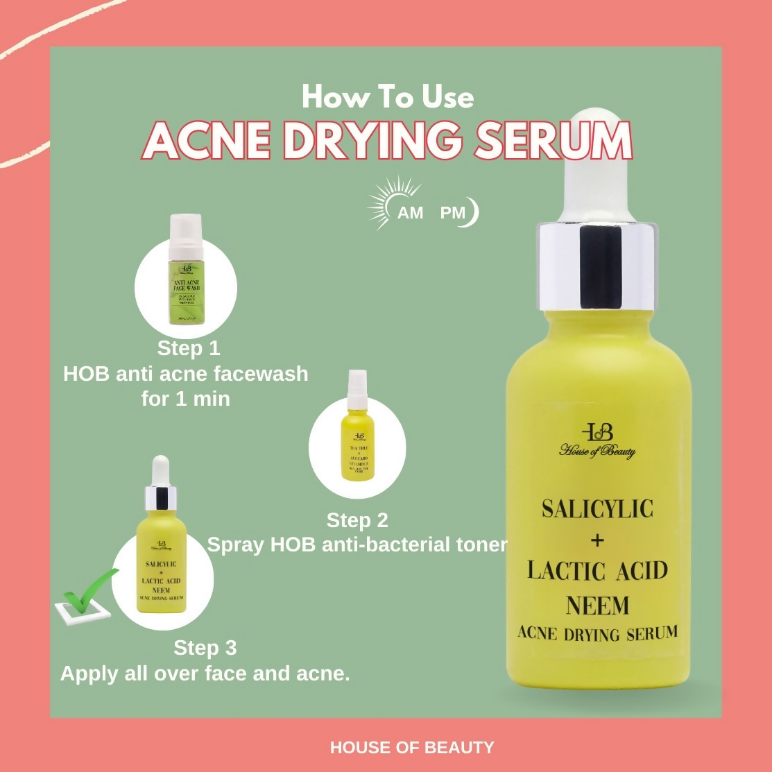 House of Beauty Acne Drying Serum | Grocsy