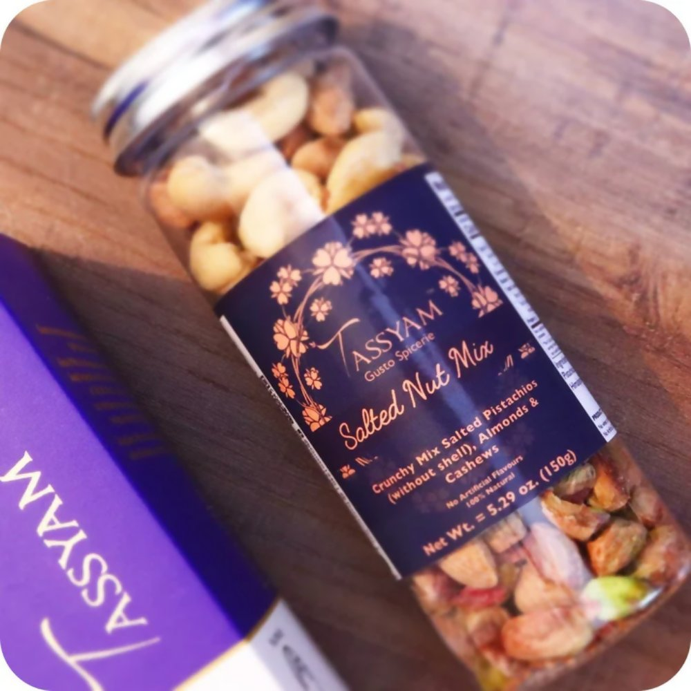 Tassyam Organics Premium Salted Nut Mix | Grocsy