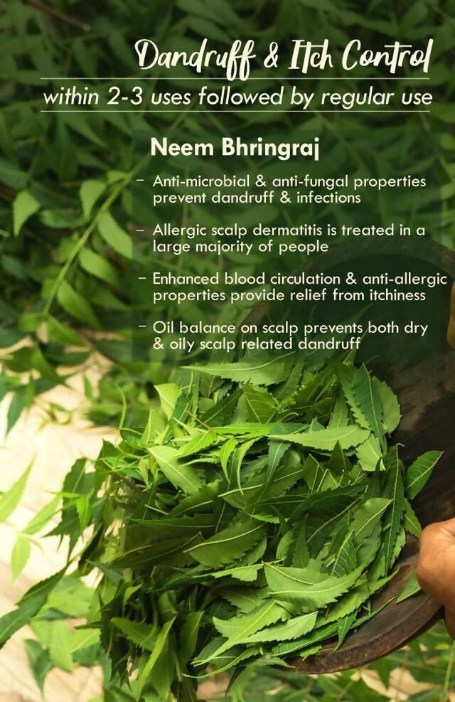 Nat Habit Neem Bhringraj Summer Hair Oil | Grocsy