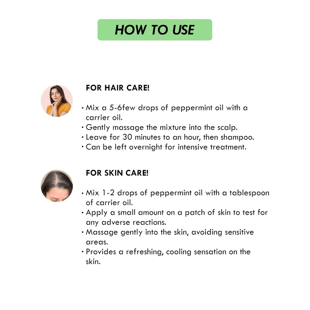 Aromatique Peppermint Essential Oil for Hair,Skin | Grocsy
