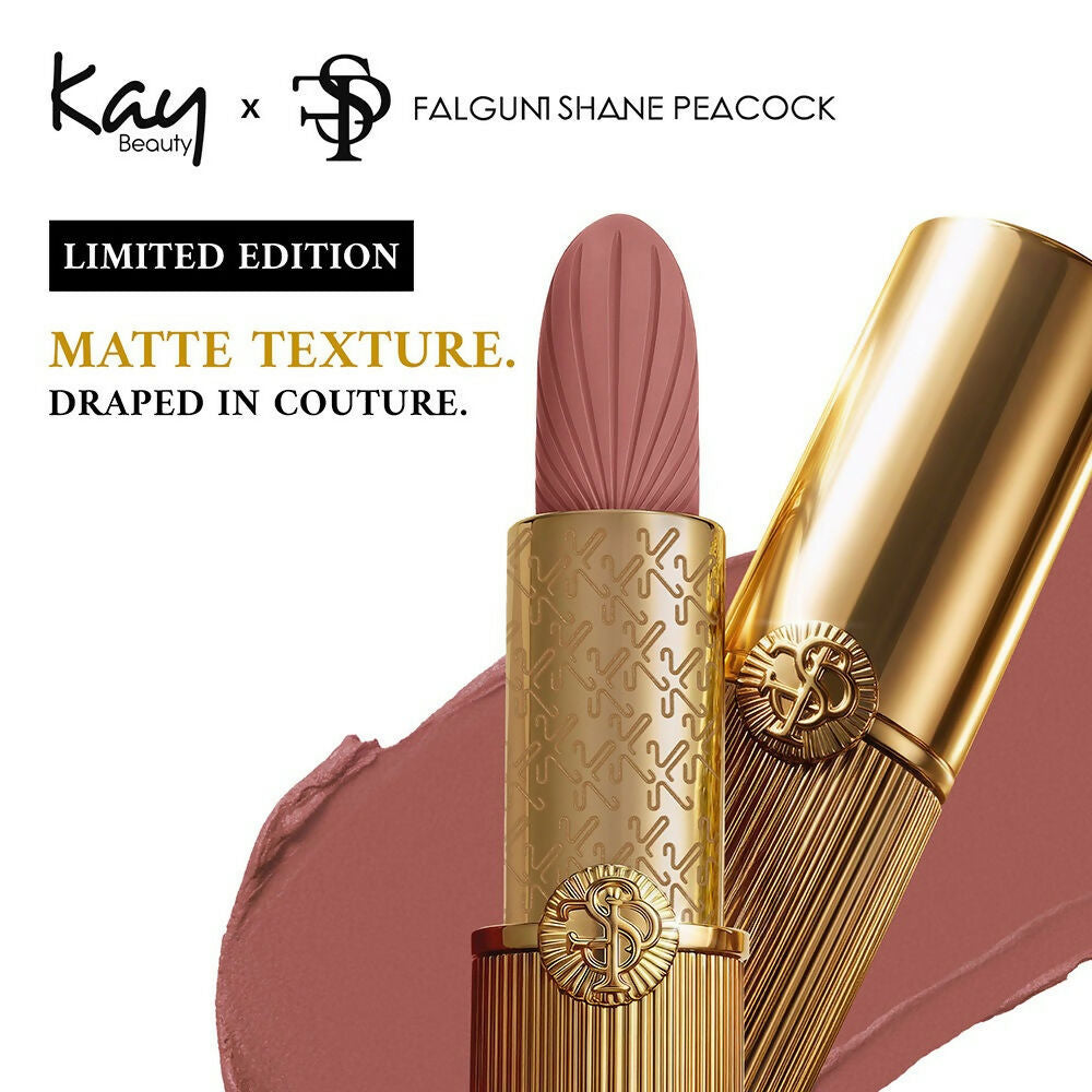 Kay Beauty x Falguni Shane Peacock Luxe Matte Lipstick - Runway Showstopper | Grocsy
