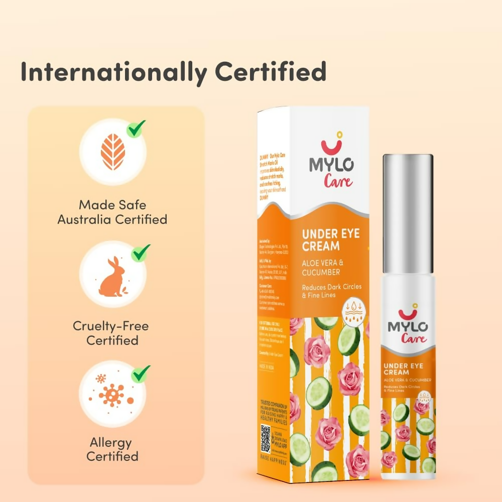 Mylo Care Under Eye Cream with Under Eye Roll-on | Grocsy