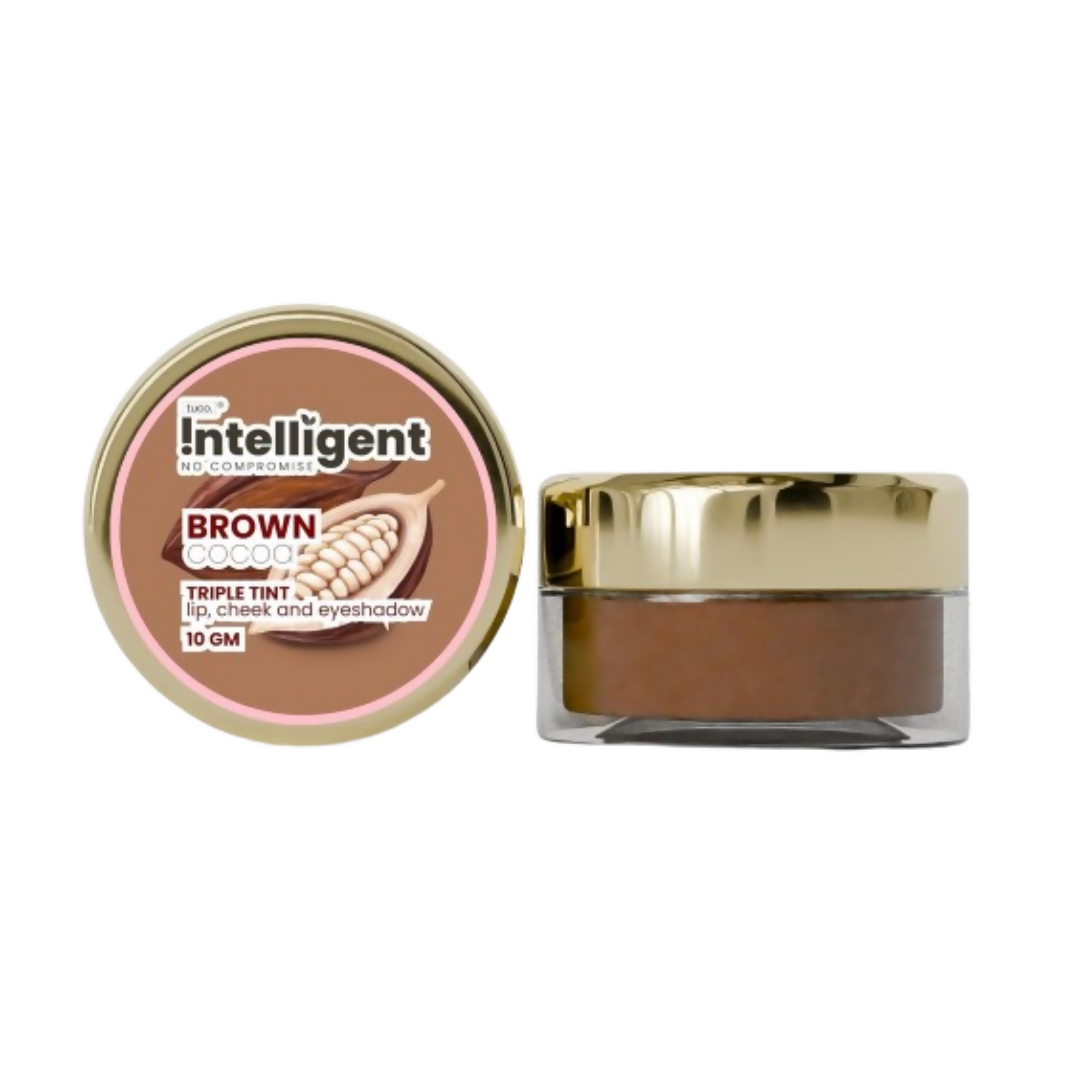TuCo Intelligent Kids Brown Cocoa Triple Tint Lip, Cheek & Eyeshadow Balm | Grocsy