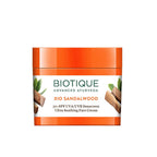Biotique Bio Sandalwood SPF 50+ UVA/UVB Sunscreen Ultra Soothing Face Cream | Grocsy
