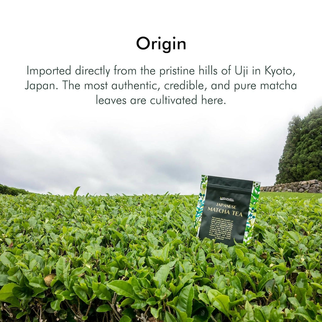 Heapwell Superfoods Japanese Ceremonial Matcha Green Tea | Grocsy