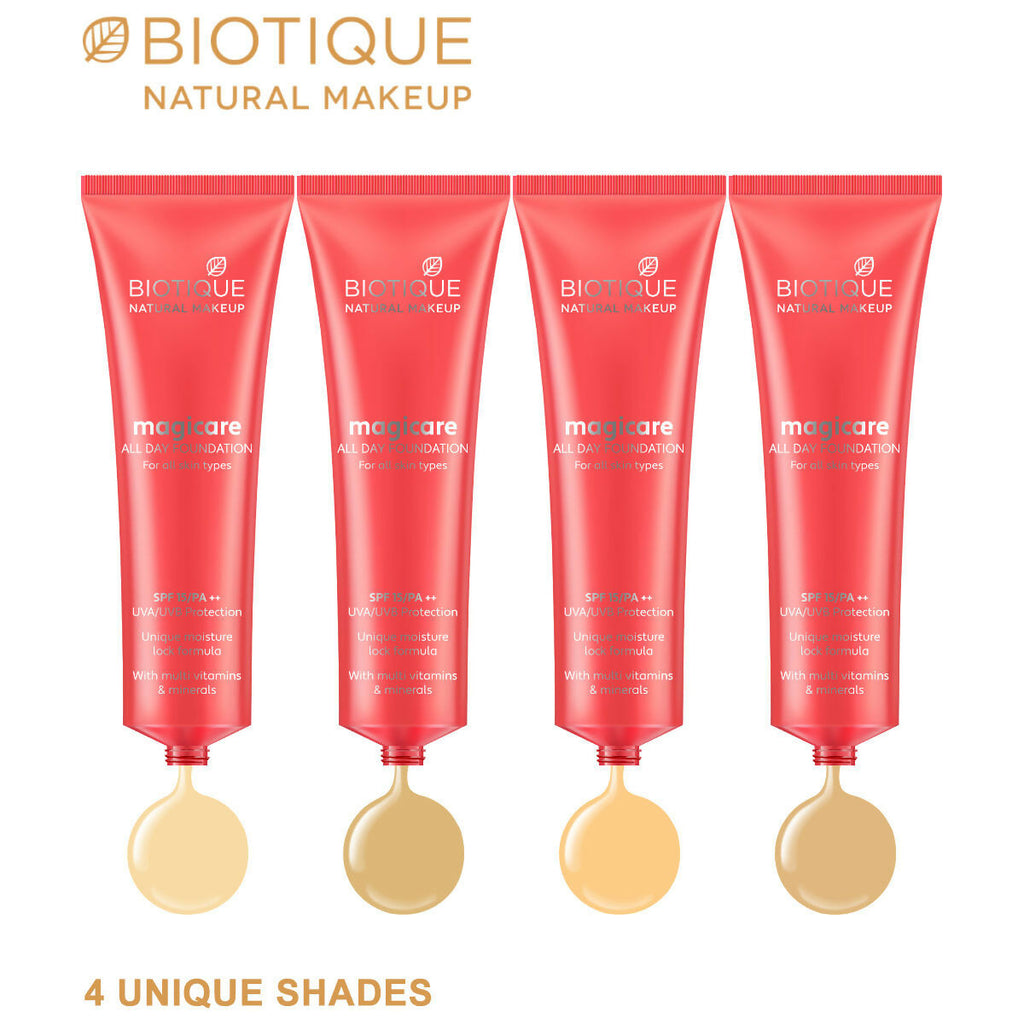 Biotique Magicare All Day Foundation SPF 15 - Sand | Grocsy