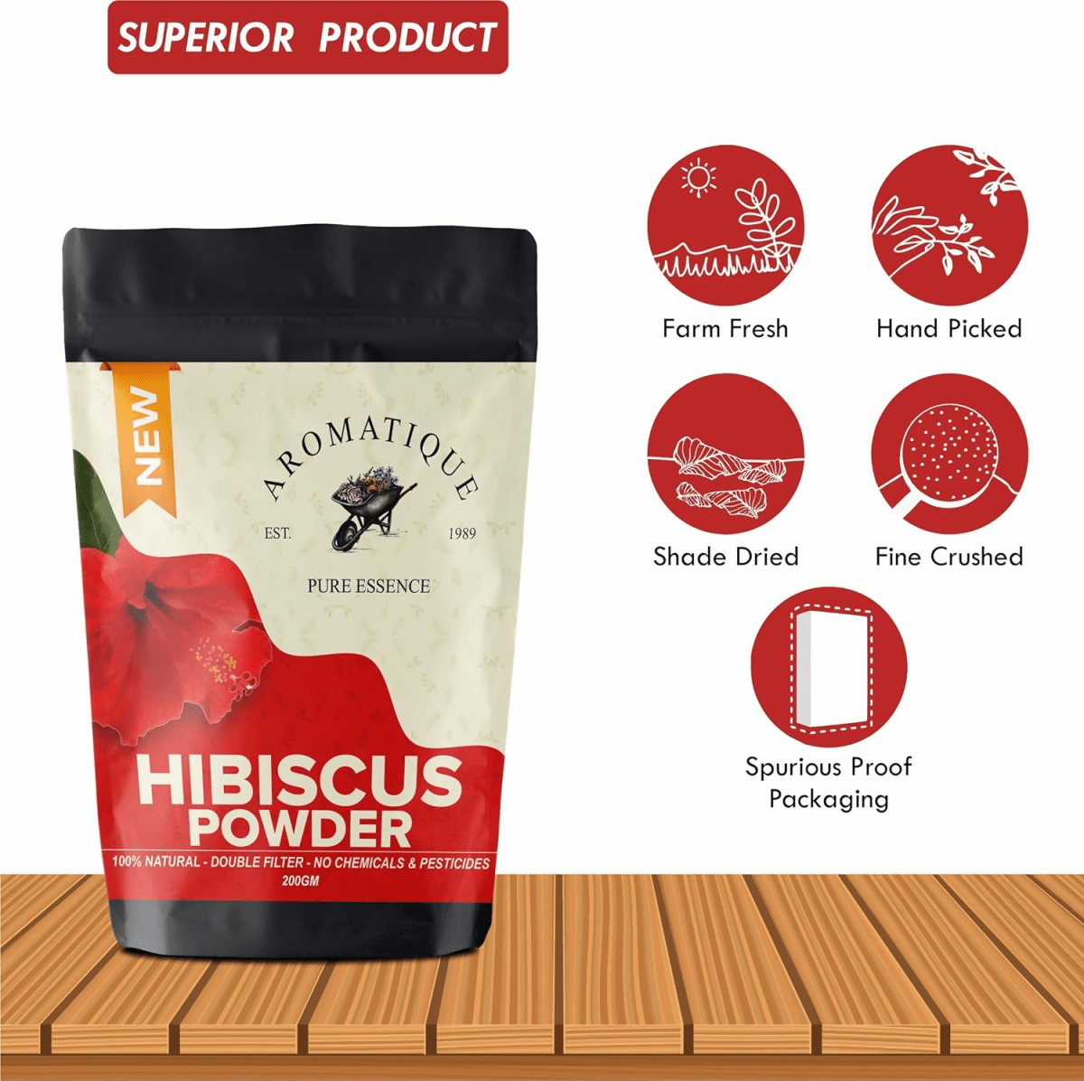 Aromatique Natural Hibiscus Powder | Grocsy
