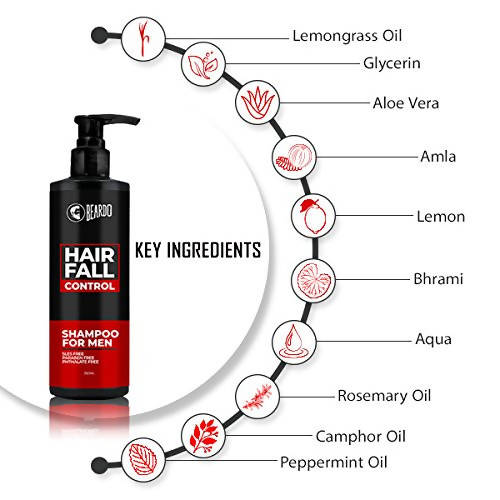 Beardo Hair Fall Control Shampoo for Men | Grocsy