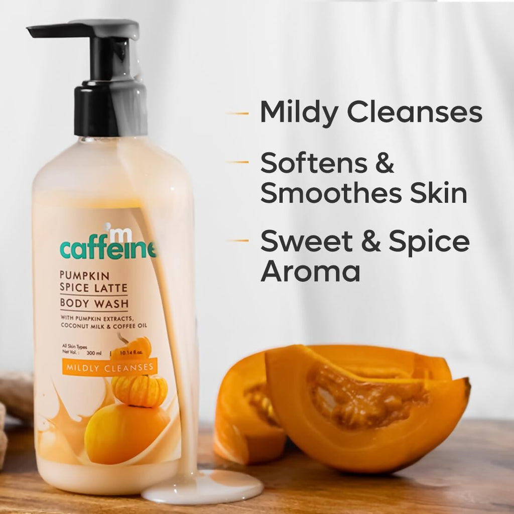 mCaffeine Pumpkin Spice Latte Body Wash | Grocsy