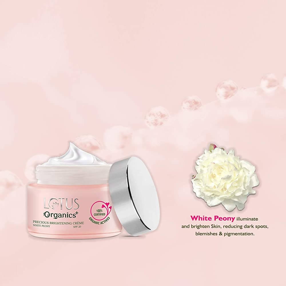 Lotus Organics+ Precious Brightening Creme SPF 20 | Grocsy