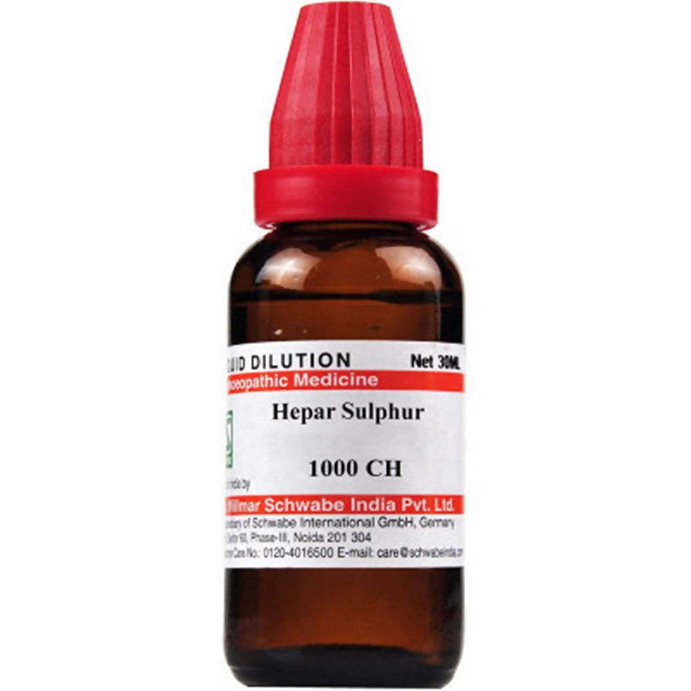 Dr. Willmar Schwabe India Hepar Sulphur Dilution | Grocsy