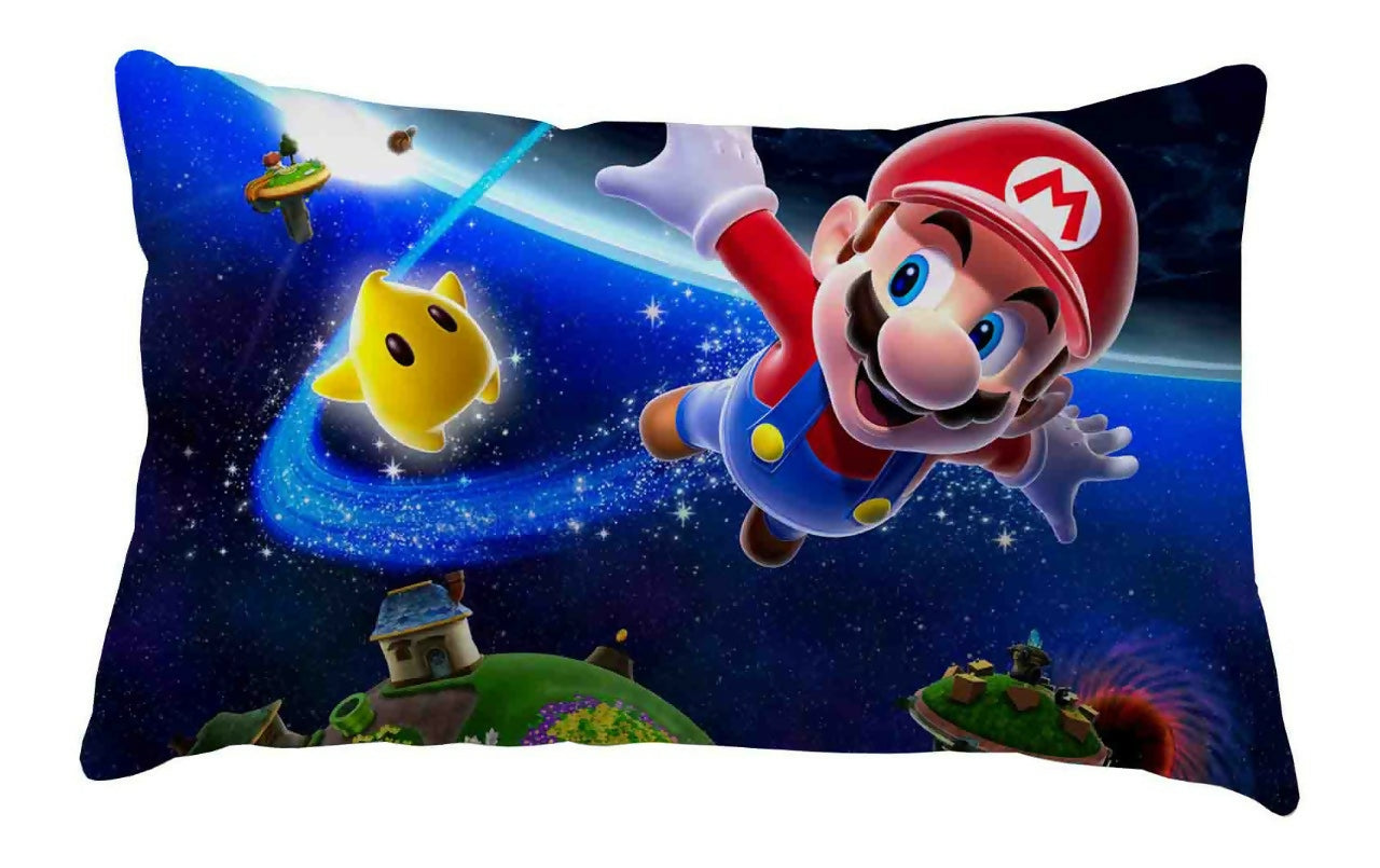 Unique Fashion Microfibre Filled Cushion For Kids - Mario | Grocsy