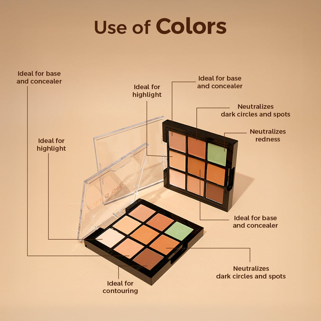 Baked Beauty 9-In-1 Concealer & Corrector Palette | Grocsy