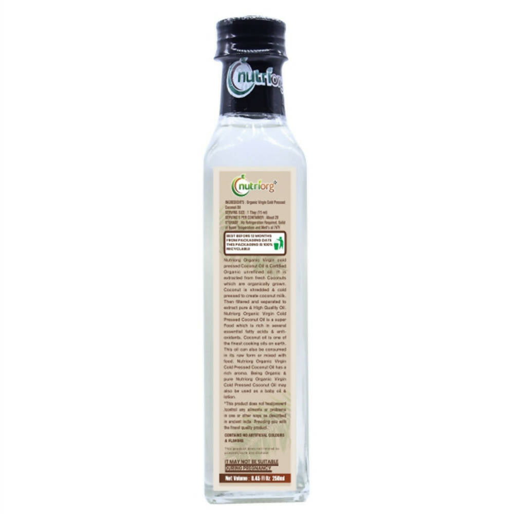 Nutriorg Organic Virgin Coconut Oil | Grocsy
